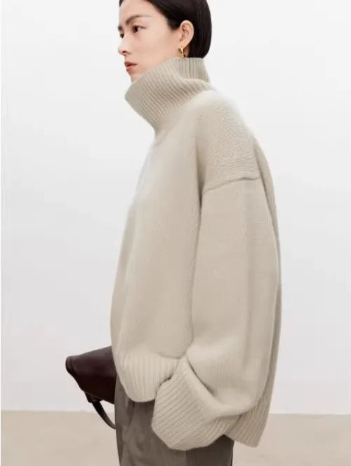 Halcyon Turtleneck Cashmere Pullover