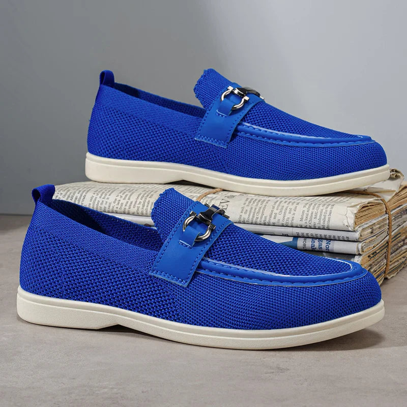 Luciano Breathable Knit Loafers