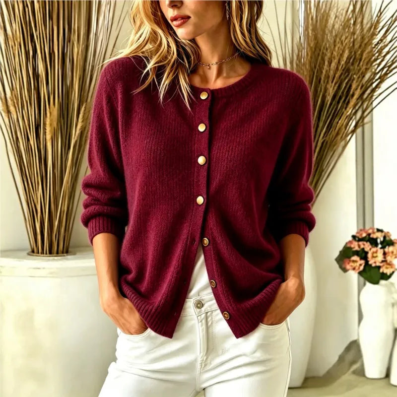 Camille Button Front Cardigan