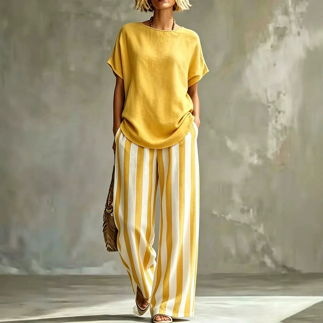 Hailey Linen Blend Summer Set