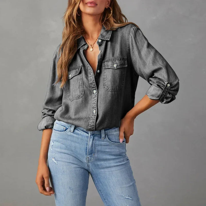Kayleigh Relaxed Denim Shirt