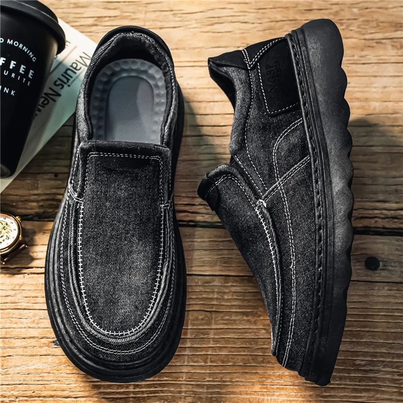 Wyatt Orthopedic Canvas Slip-On Loafers