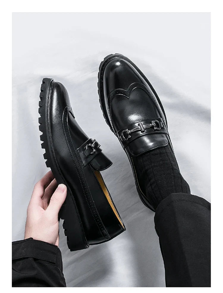 Saverio Metal Accent Loafers