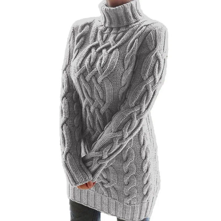 Halden Cable Knit Sweater Dress