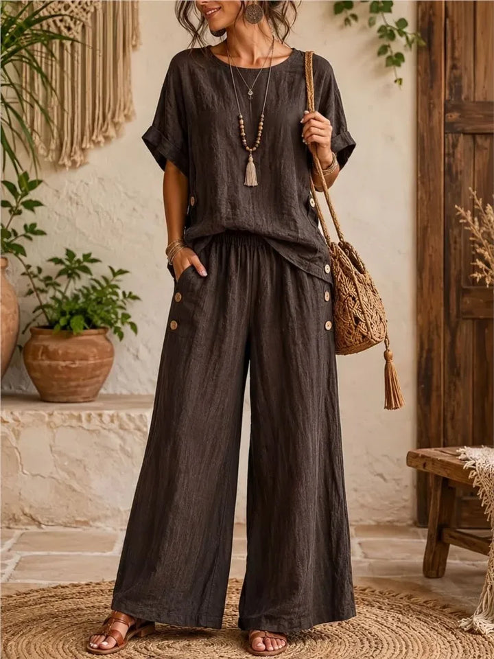 Eileen Casual Relaxed Trouser Set