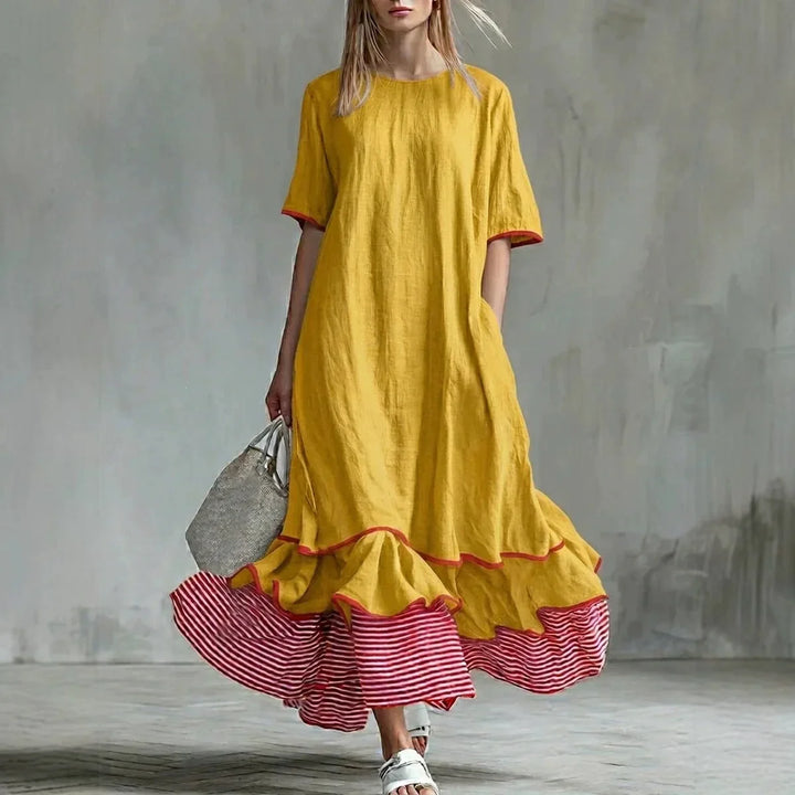 Lillian Elegant Ruffle Maxi Dress