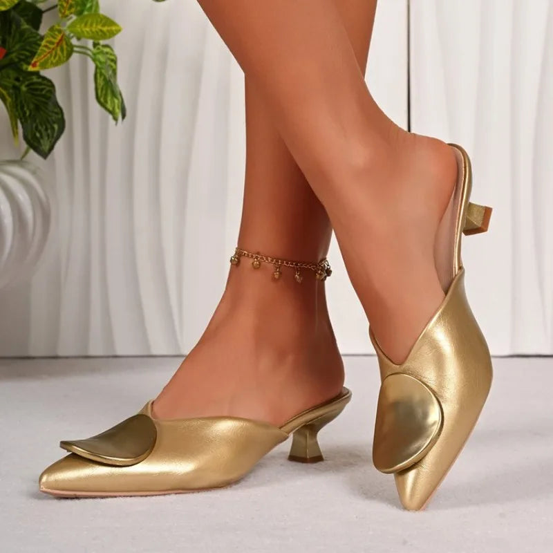 Nicolette Pointed Slingback Mules
