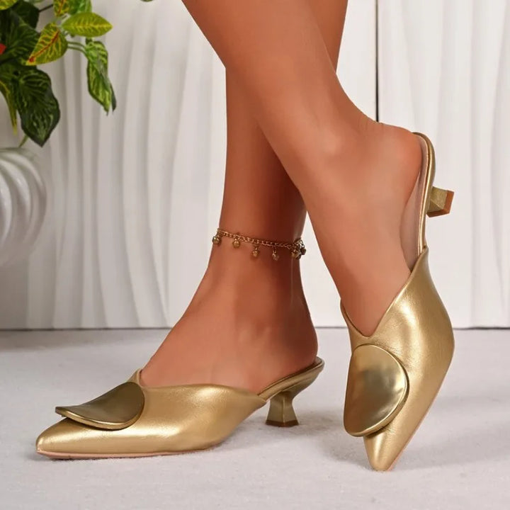 Nicolette Pointed Slingback Mules