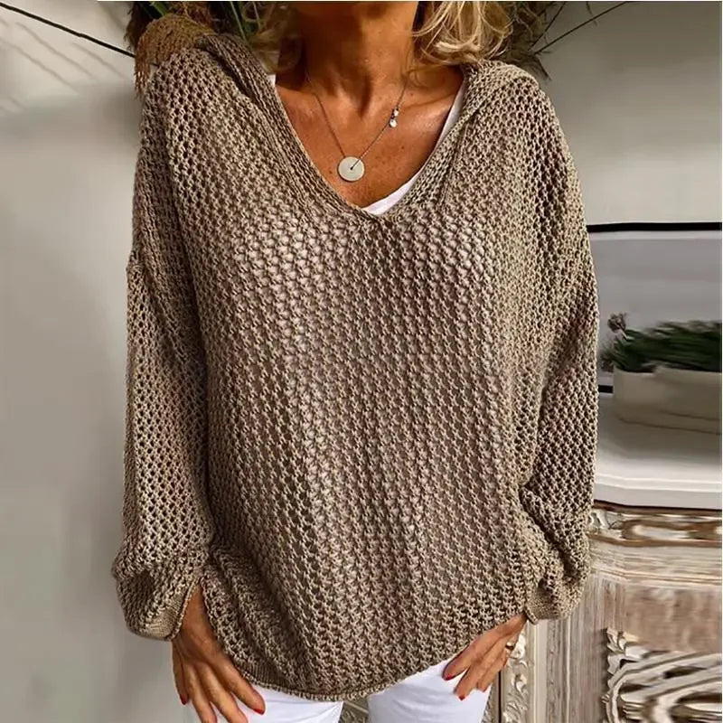 Darcy Lightweight V Neck Sweater