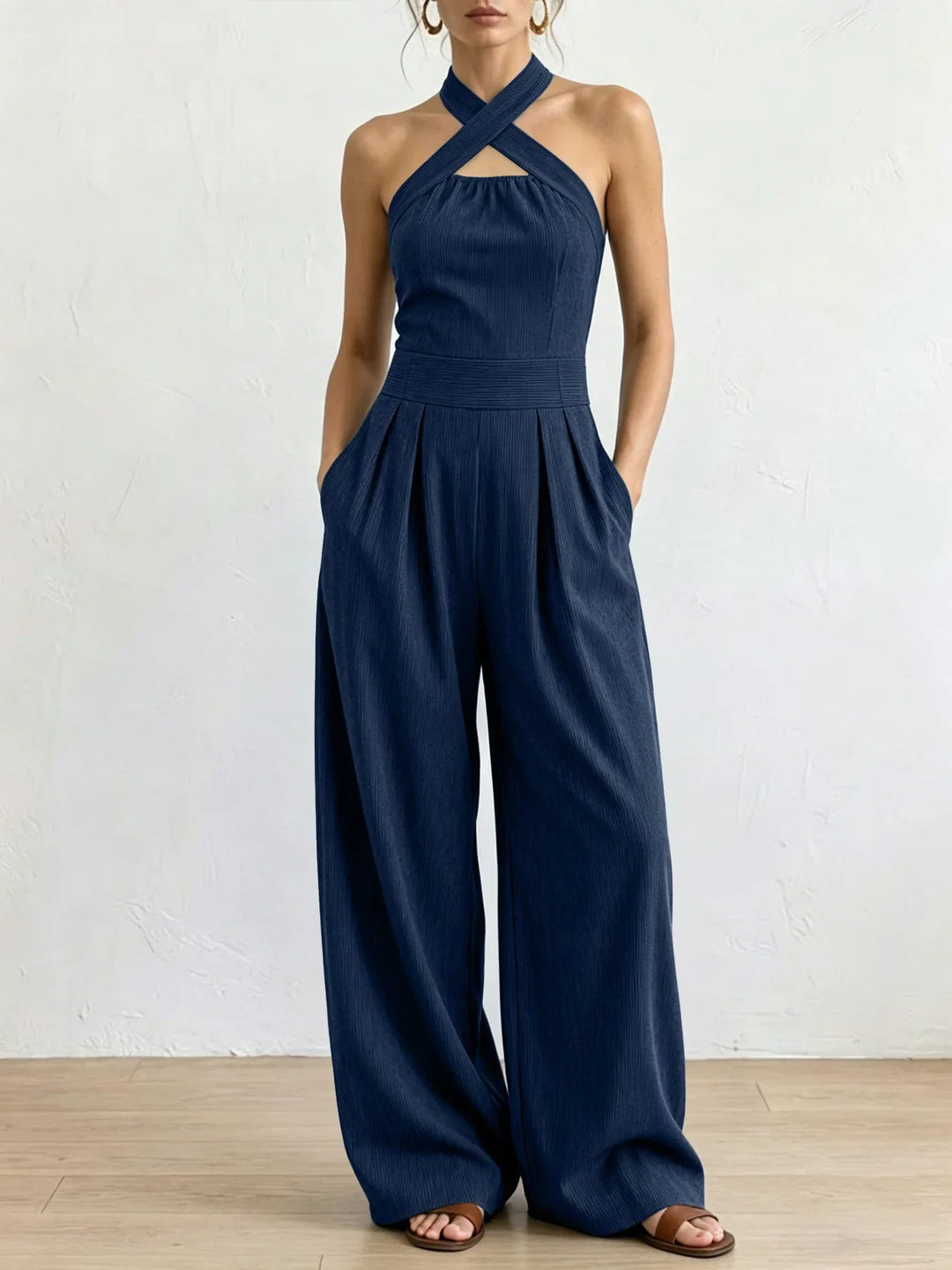Verena Halter Wide Leg Jumpsuit