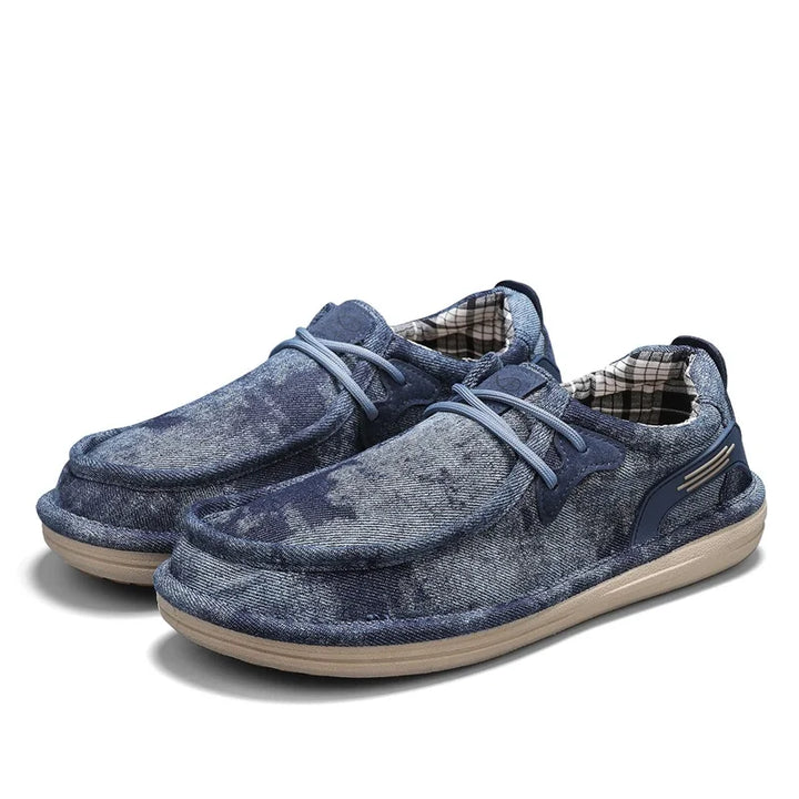 Wesley Washed Canvas Loafers