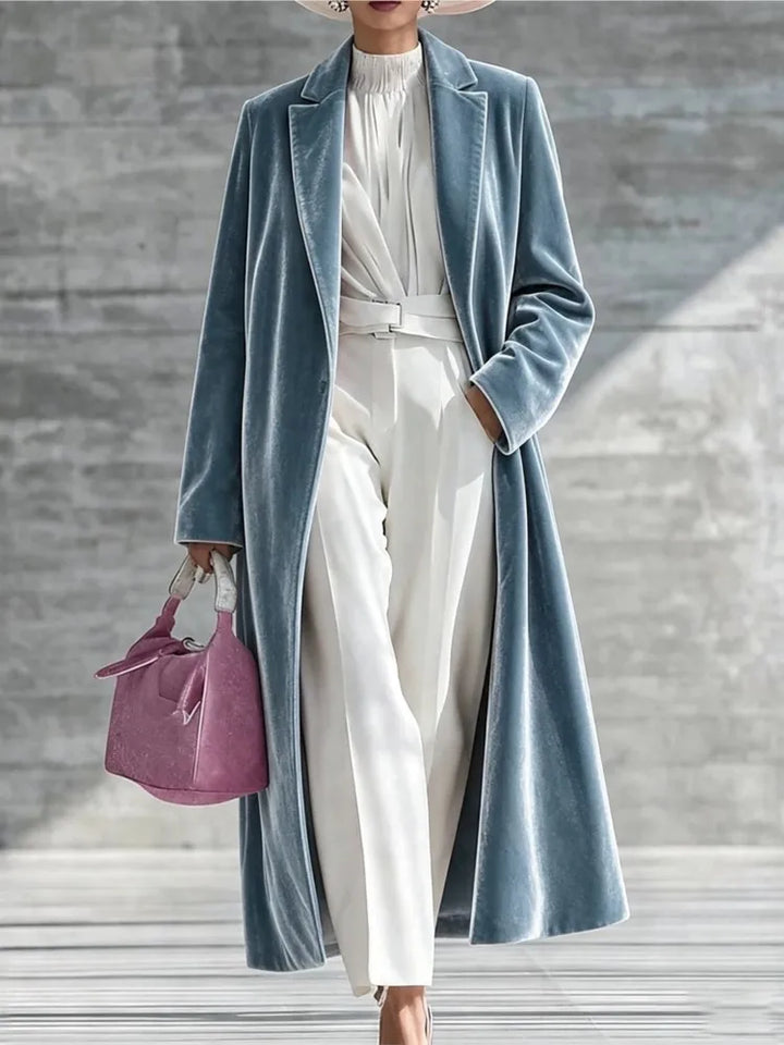 Guinevere Velvet Maxi Coat