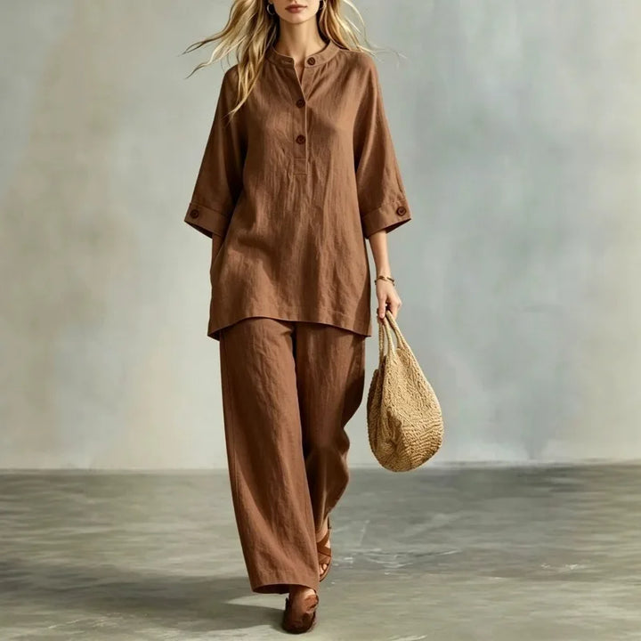 Liorael Loose Fit Everyday Two Piece Set