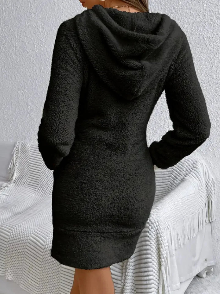 Talullah Hooded Fleece Dress