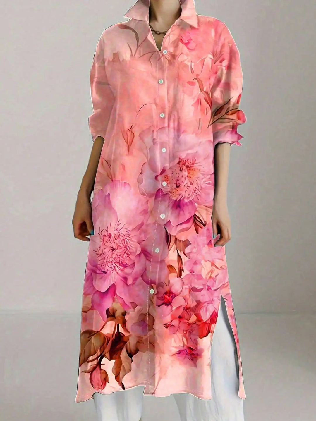 Claire Floral Print Maxi Dress