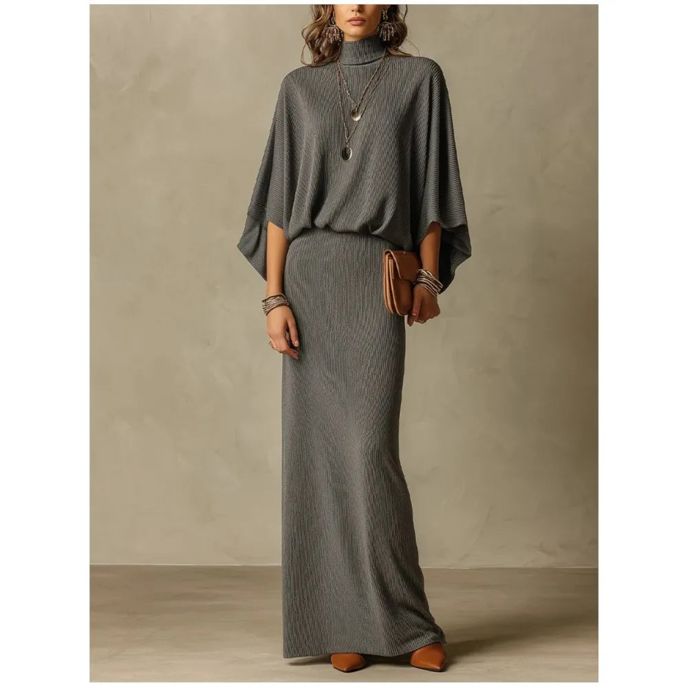 Ines Ribbed Knit Skirt Set
