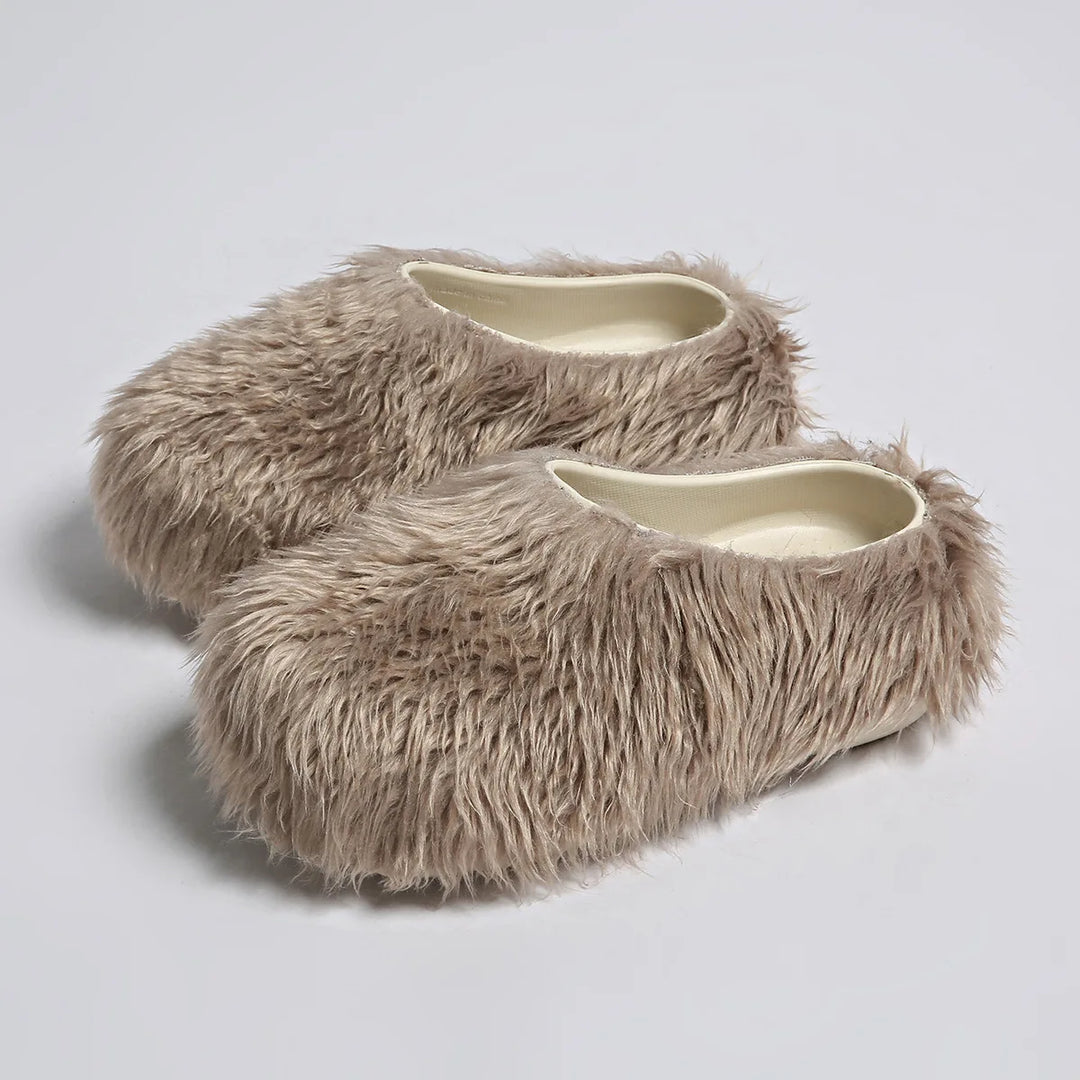 Hazel Faux Fur Slippers
