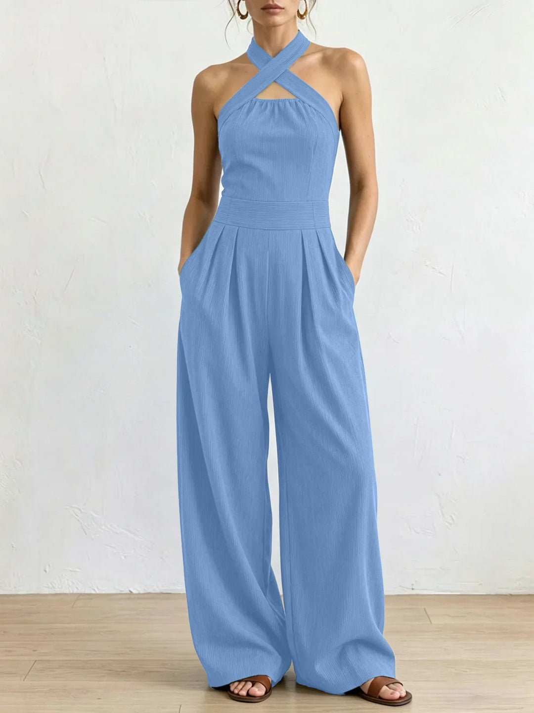 Verena Halter Wide Leg Jumpsuit