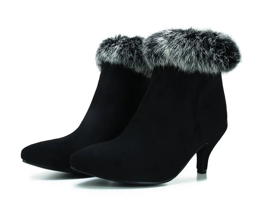 Sorena Fur Ankle Boots