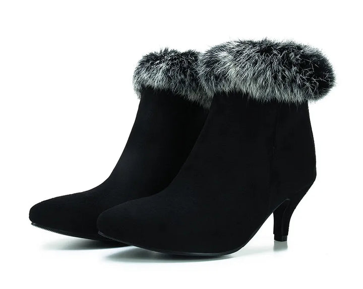 Sorena Fur Ankle Boots