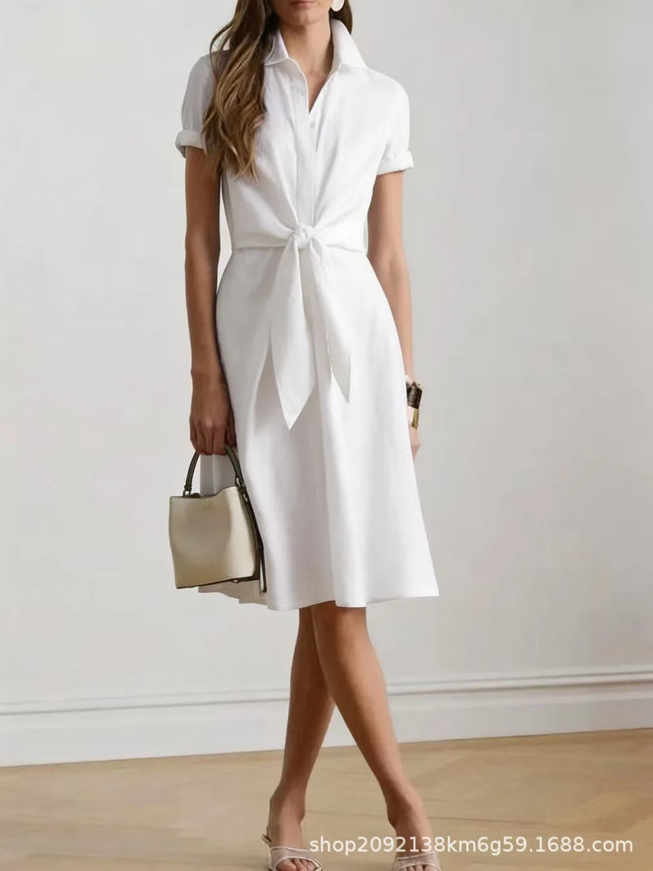 Amy Tie Waist Midi Dress