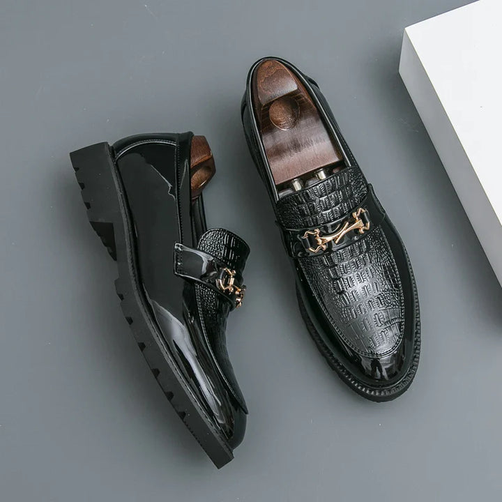 Arthur Patent Chain Loafers