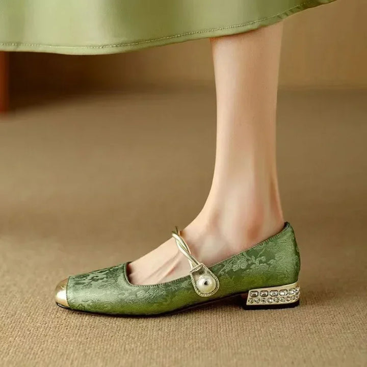 Jeanne Braided Strap Mary Janes