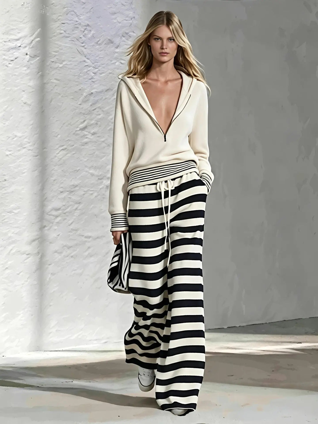 Hermione Half Zip Two Piece Set