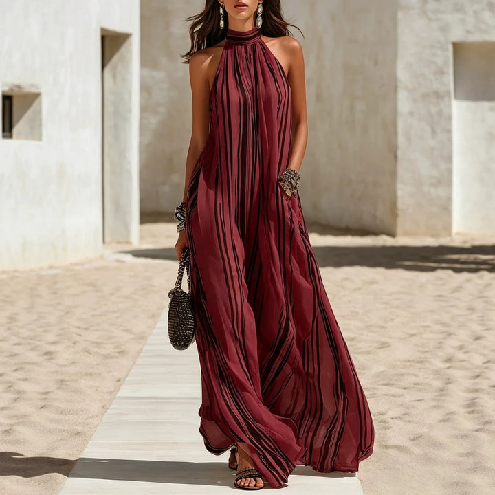Lexie Striped Pocket Maxi Dress