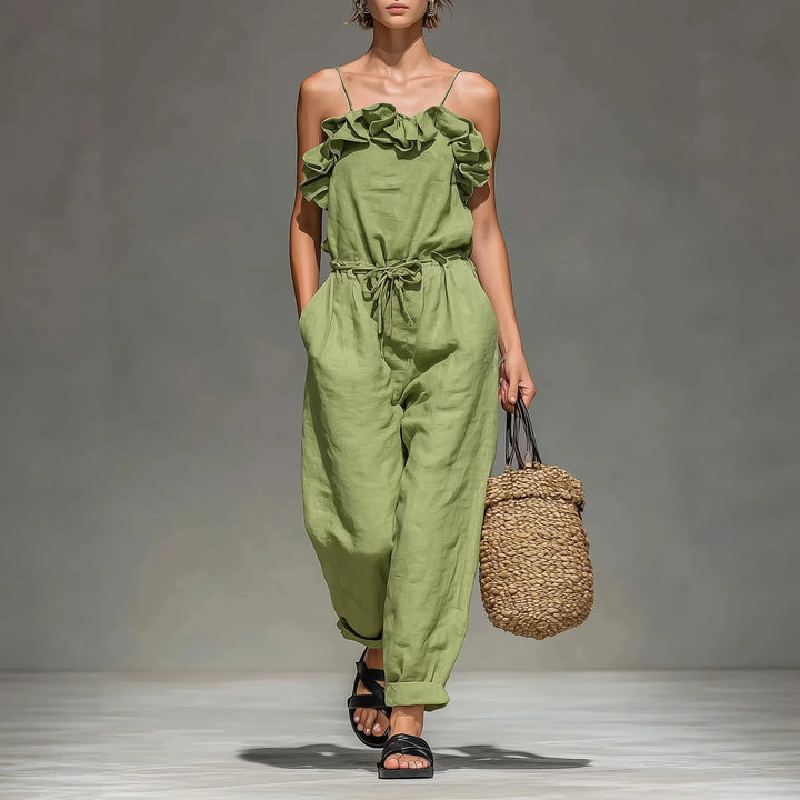 Leah Off Shoulder Wide Leg Jumpsuit