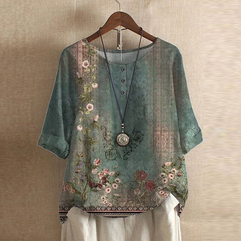 Gloria Retro-Inspired Blouse