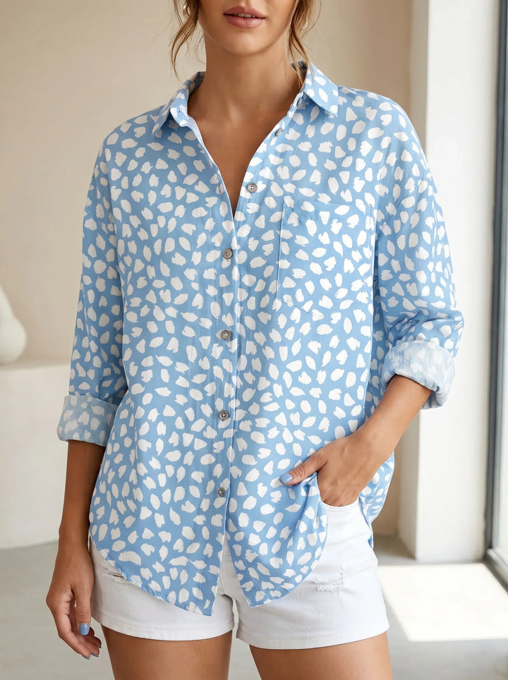 Noelle V Neck Floral Blouse
