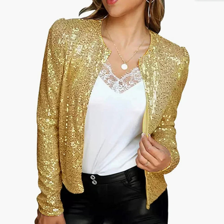 Talise Sequin Crop Jacket