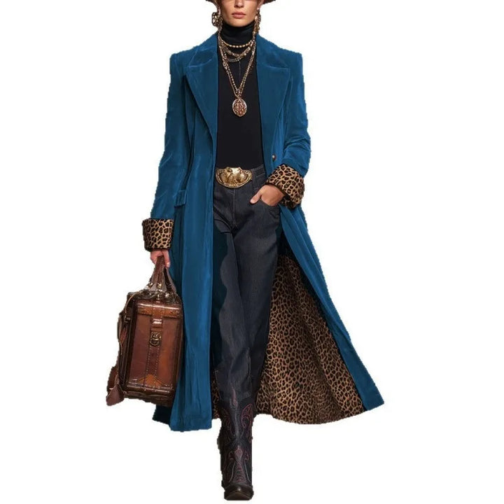 Larissa Velvet Duster Long Coat