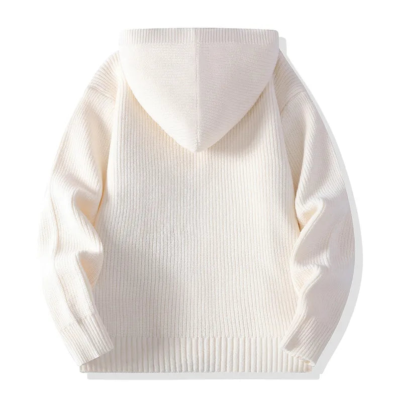 Torin Hooded Button Cardigan