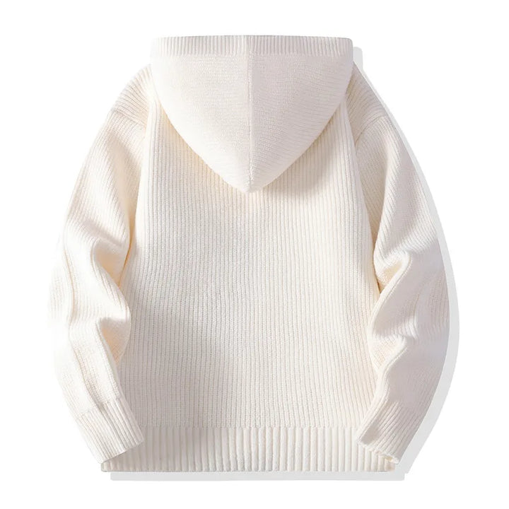 Torin Hooded Button Cardigan