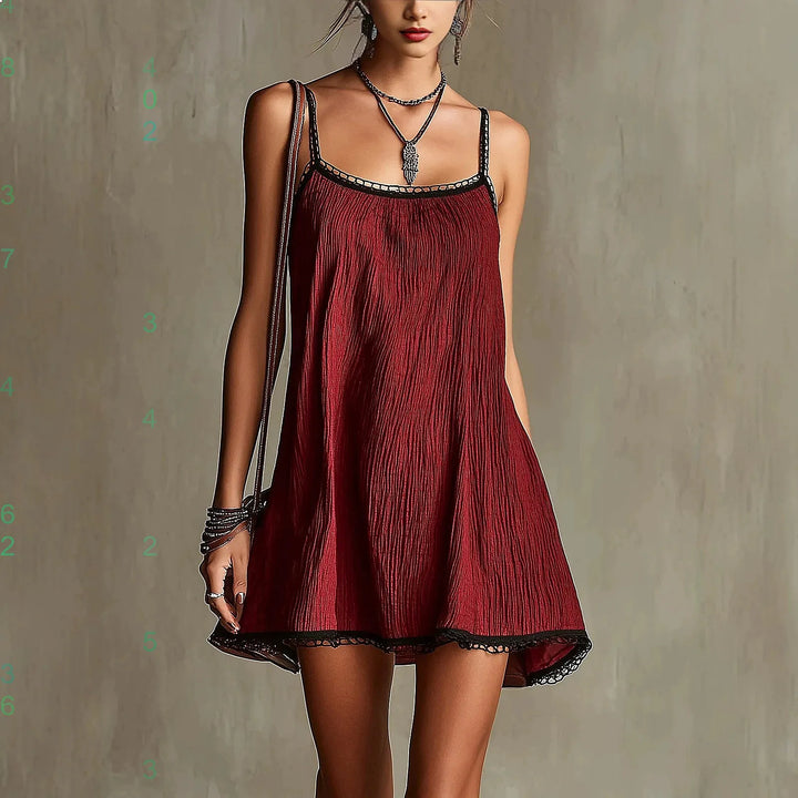 Kayla Sleeveless Swing Mini Dress