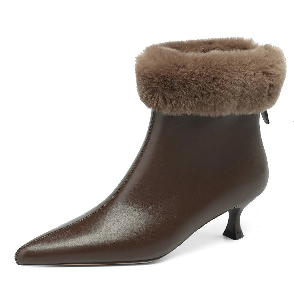 Claire Leather Ankle Boots