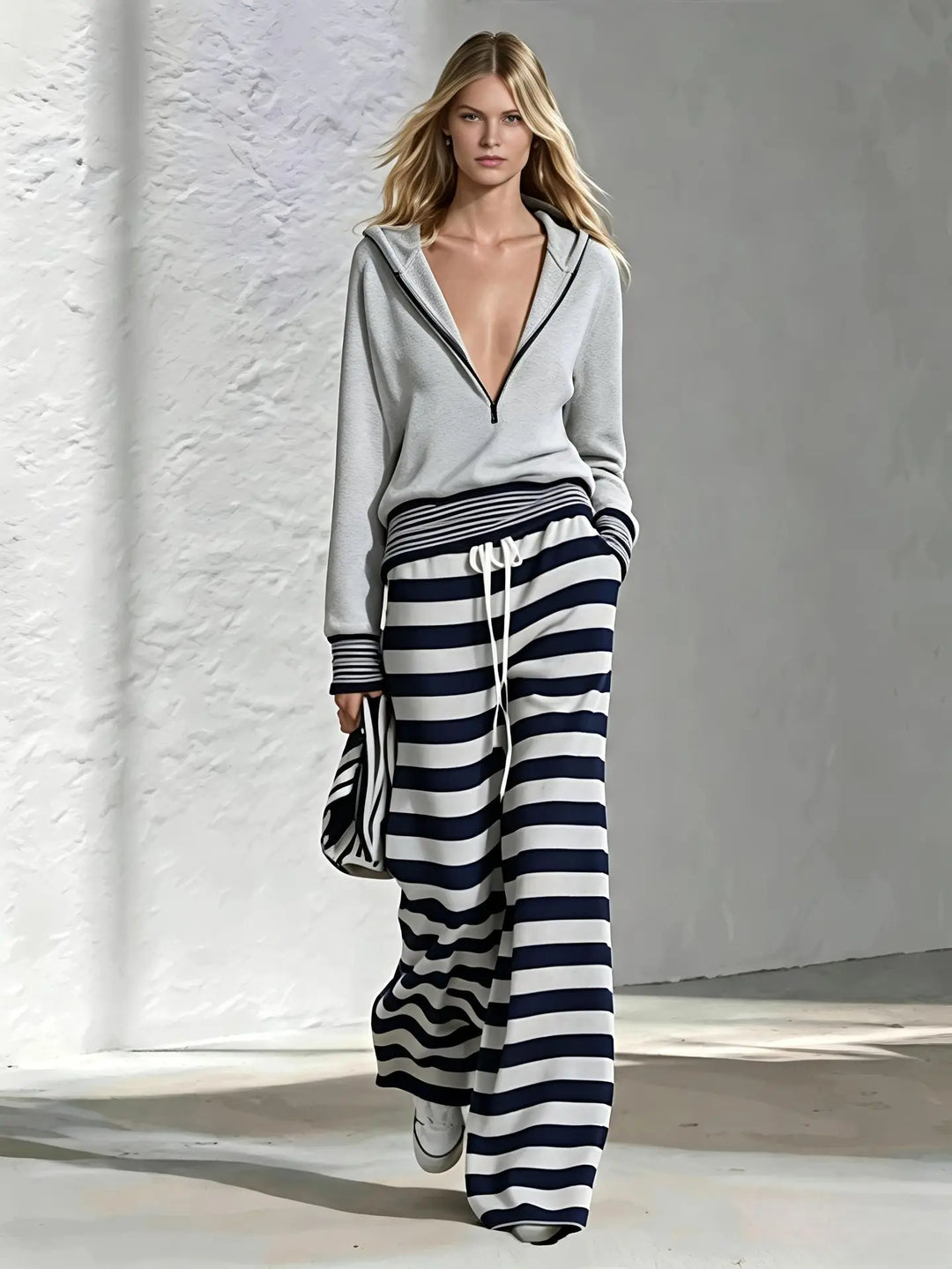 Hermione Half Zip Two Piece Set