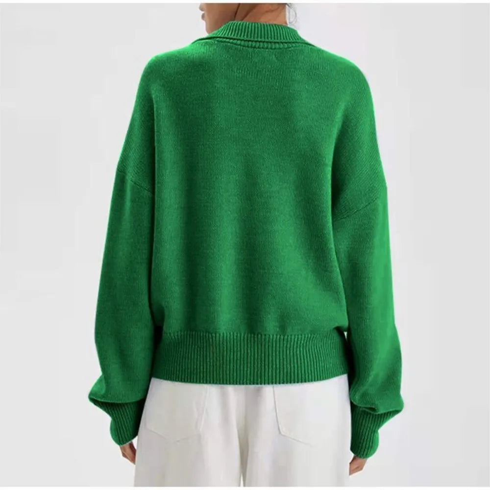Noelle Polo Collar Sweater