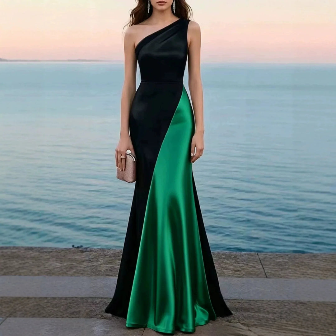 Sandra Satin Wedding Guest Dress