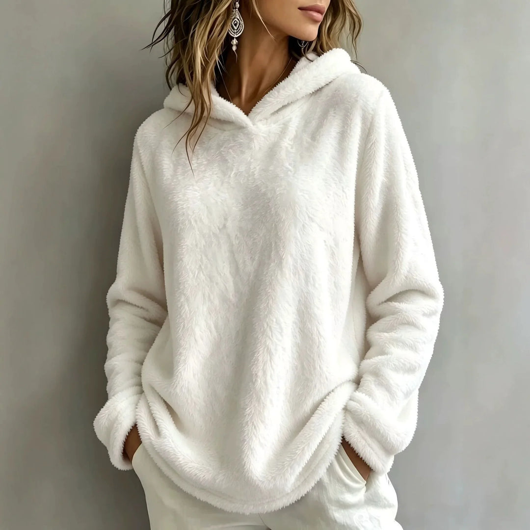 Marigold Fuzzy Fleece Hoodie