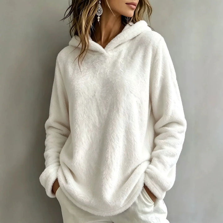 Marigold Fuzzy Fleece Hoodie