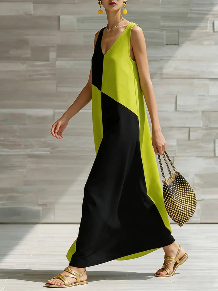 Rosavelle Color Block Maxi Dress