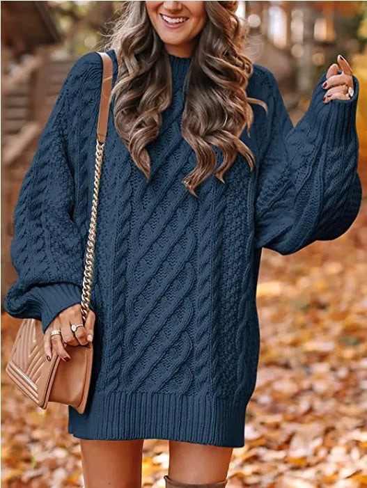 Winslow Cable Knit Sweater Dress