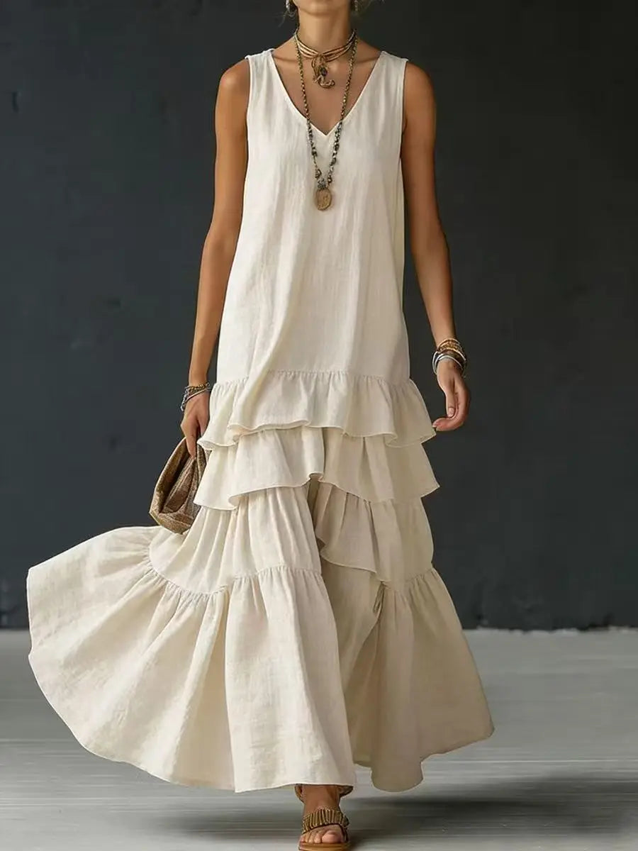 Dakota Tiered Ruffle Maxi Dress