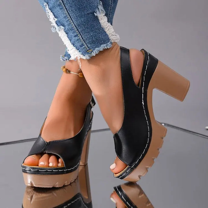 Hazel Orthopedic Block Sandals