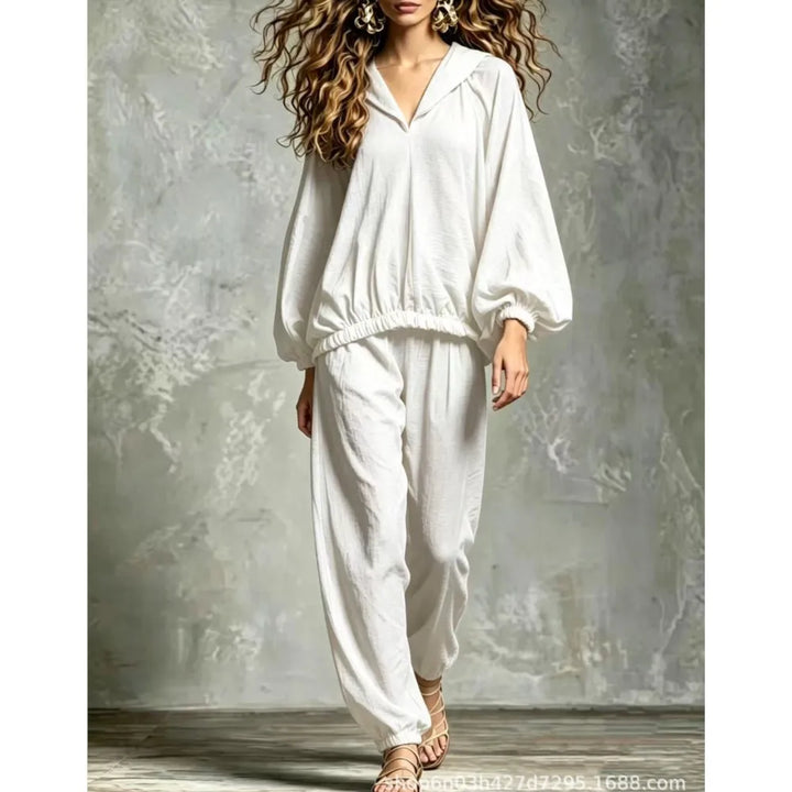 Niamh Lantern Sleeve Lounge Set