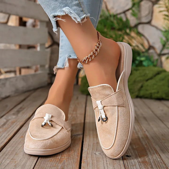Gabrielle Tassel Mule Loafers