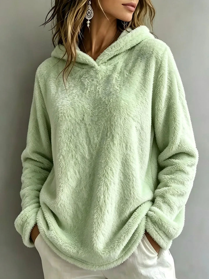 Marigold Fuzzy Fleece Hoodie